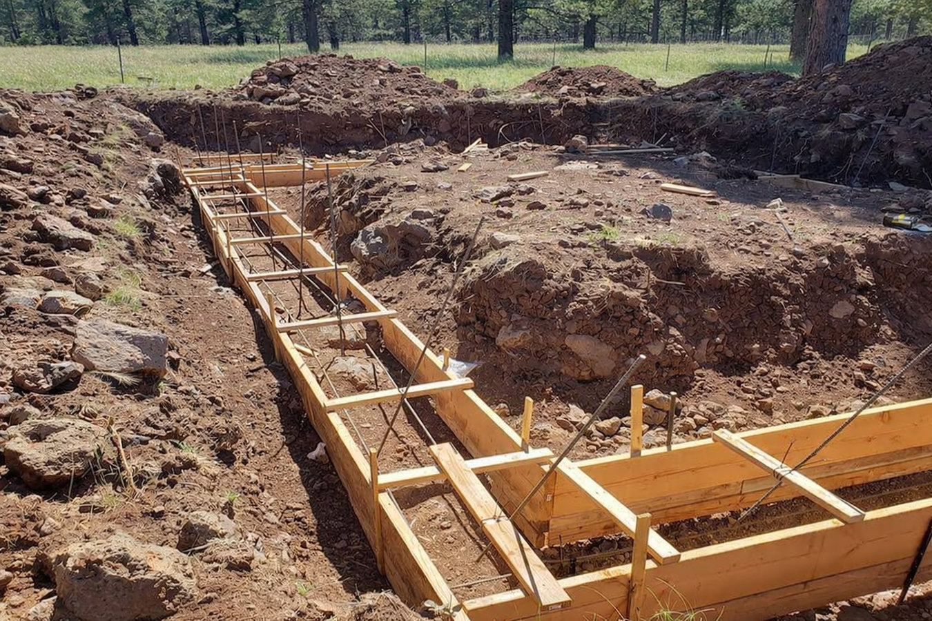 Concrete footings in Beaumont, CA