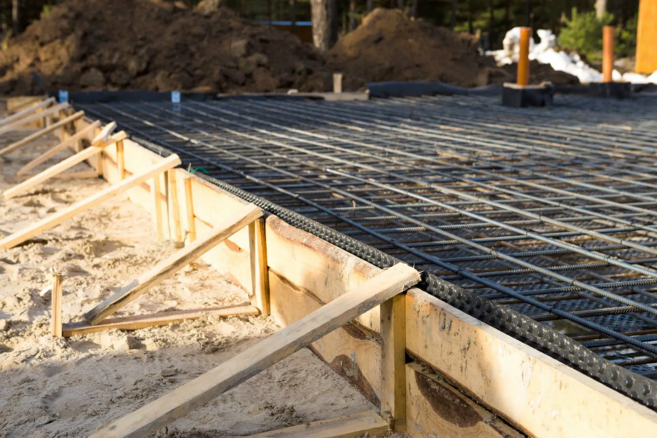 Slab foundation building in Beaumont, CA